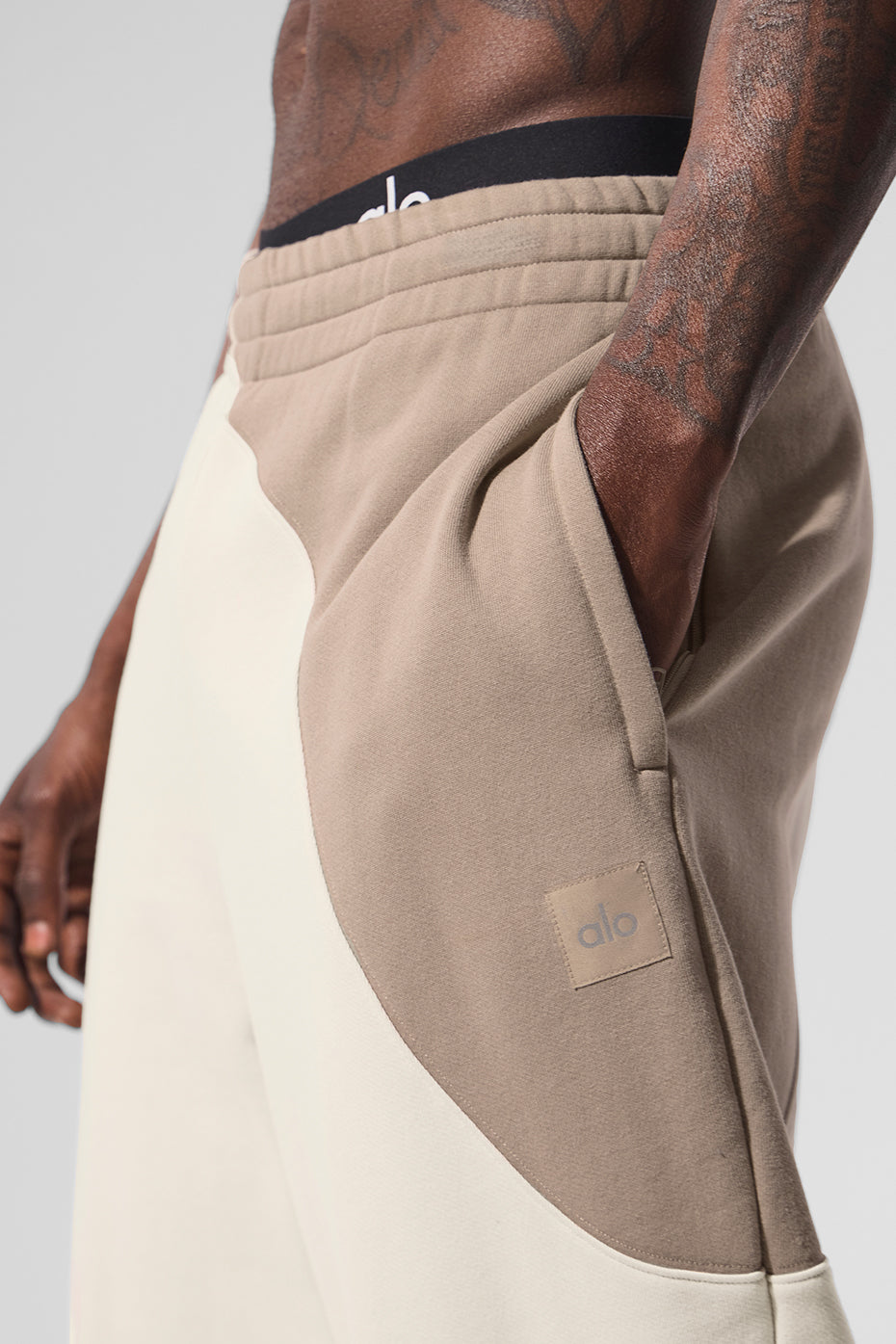 Make Waves Sweatpant - Ivory/Bone/Gravel