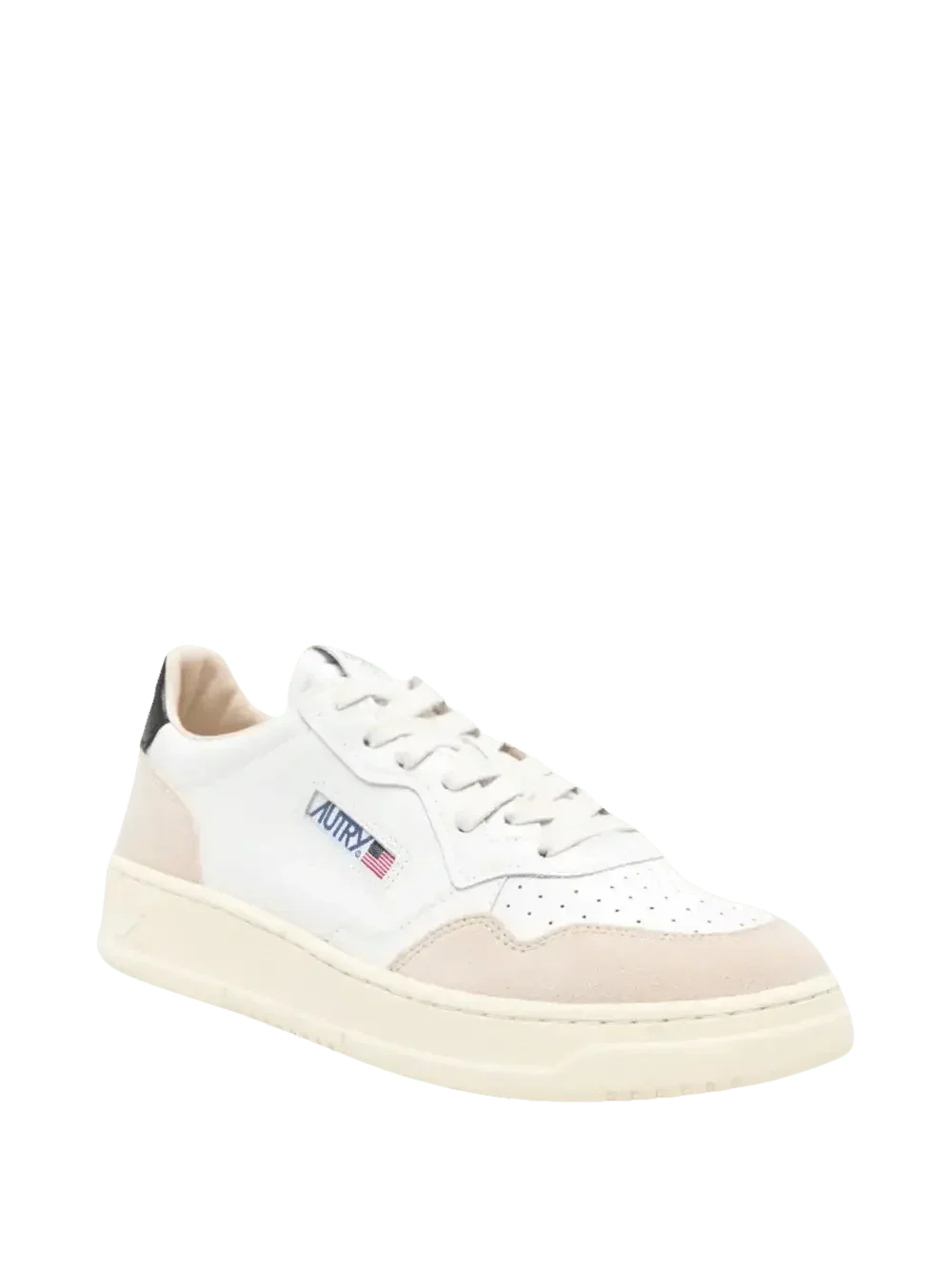 AUTRY - Baskets en Cuir Noir et Blanc