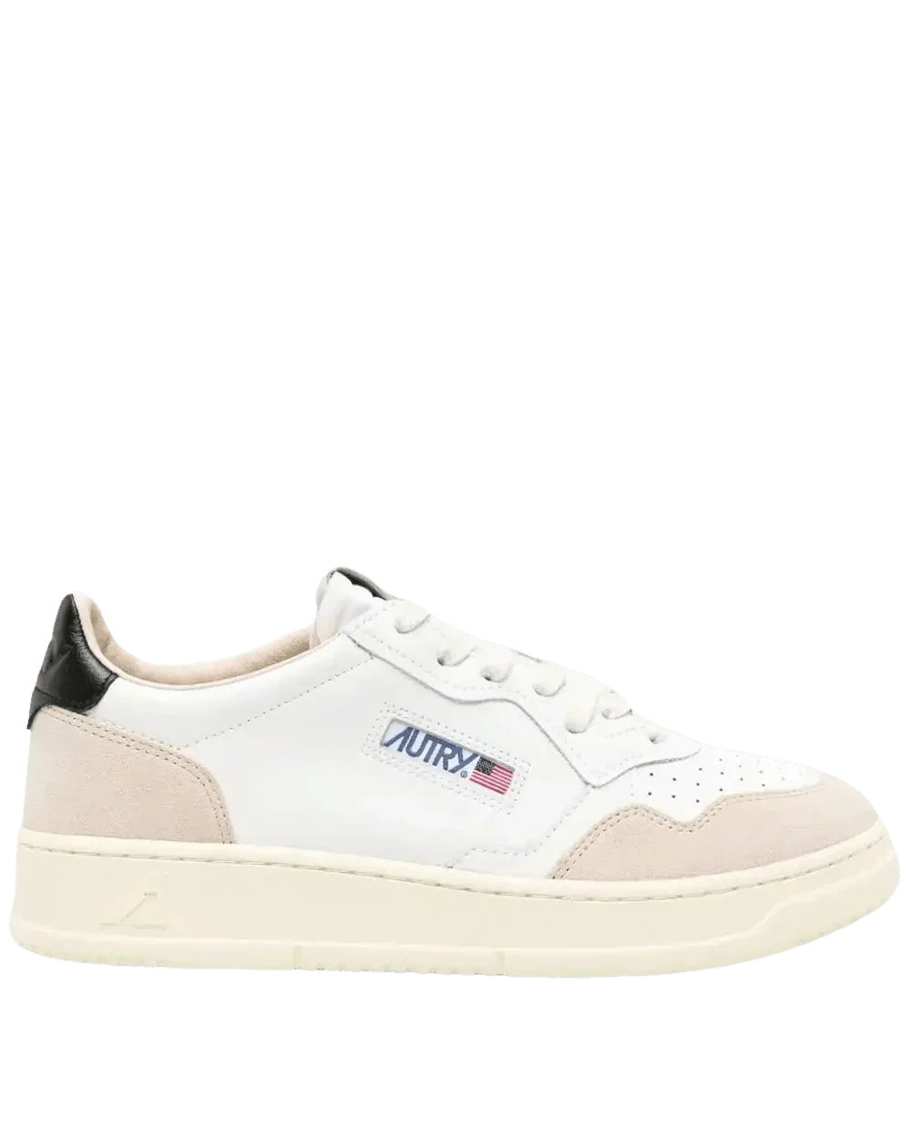 AUTRY - Baskets en Cuir Noir et Blanc - Lothaire