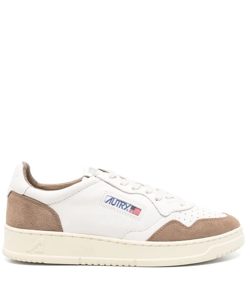 AUTRY - Baskets Medalist Marron et Blanc - Lothaire